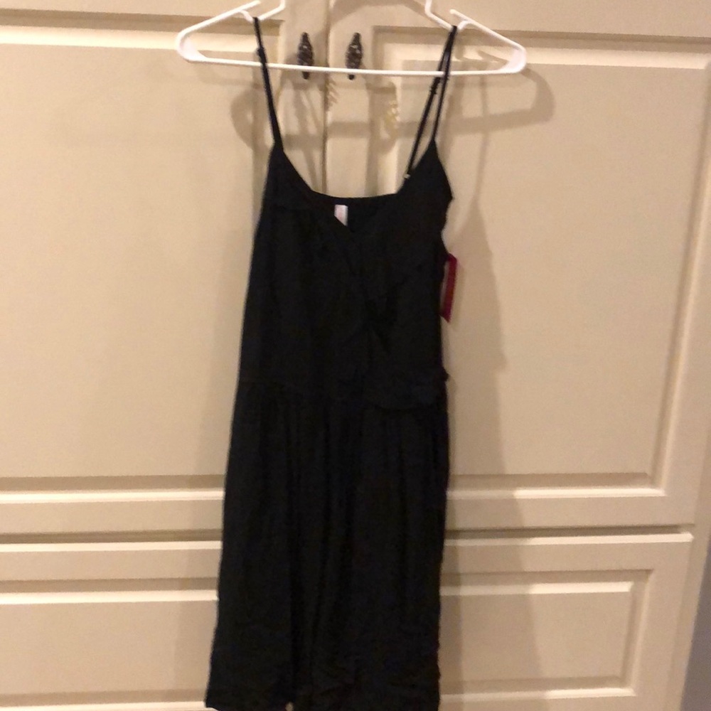 Cotton black dress